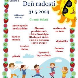 Deň radosti 31.5.2024