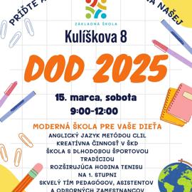 Deň otvorených dverí 15.3.2025
