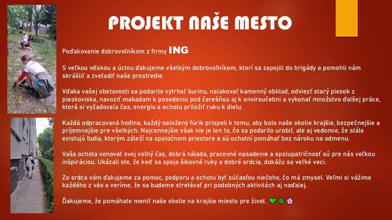 NAŠE MESTO