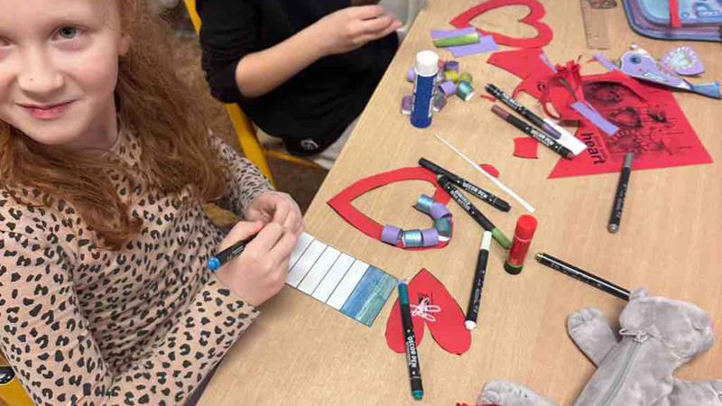 Valentín v II.C triede VII. oddelenie ŠKD